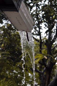 Redirecting water away from house's foundation